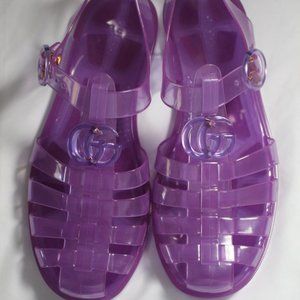 Gucci Translucent Purple Sandals